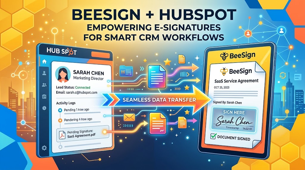 BeeSign for HubSpot: Send Documents for Signature Without Leaving the CRM